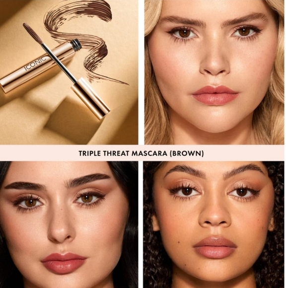 Iconic London Triple Threat Mascara: Brown, NIB - Picture 4 of 7